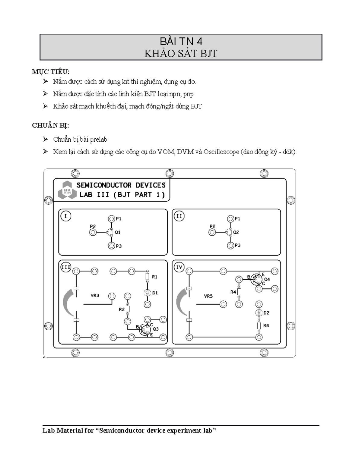 1 VLBD 2022 LAB4 - 213213131dsadsa - BÀI TN 4 KHẢO SÁT BJT MỤC TIÊU ...