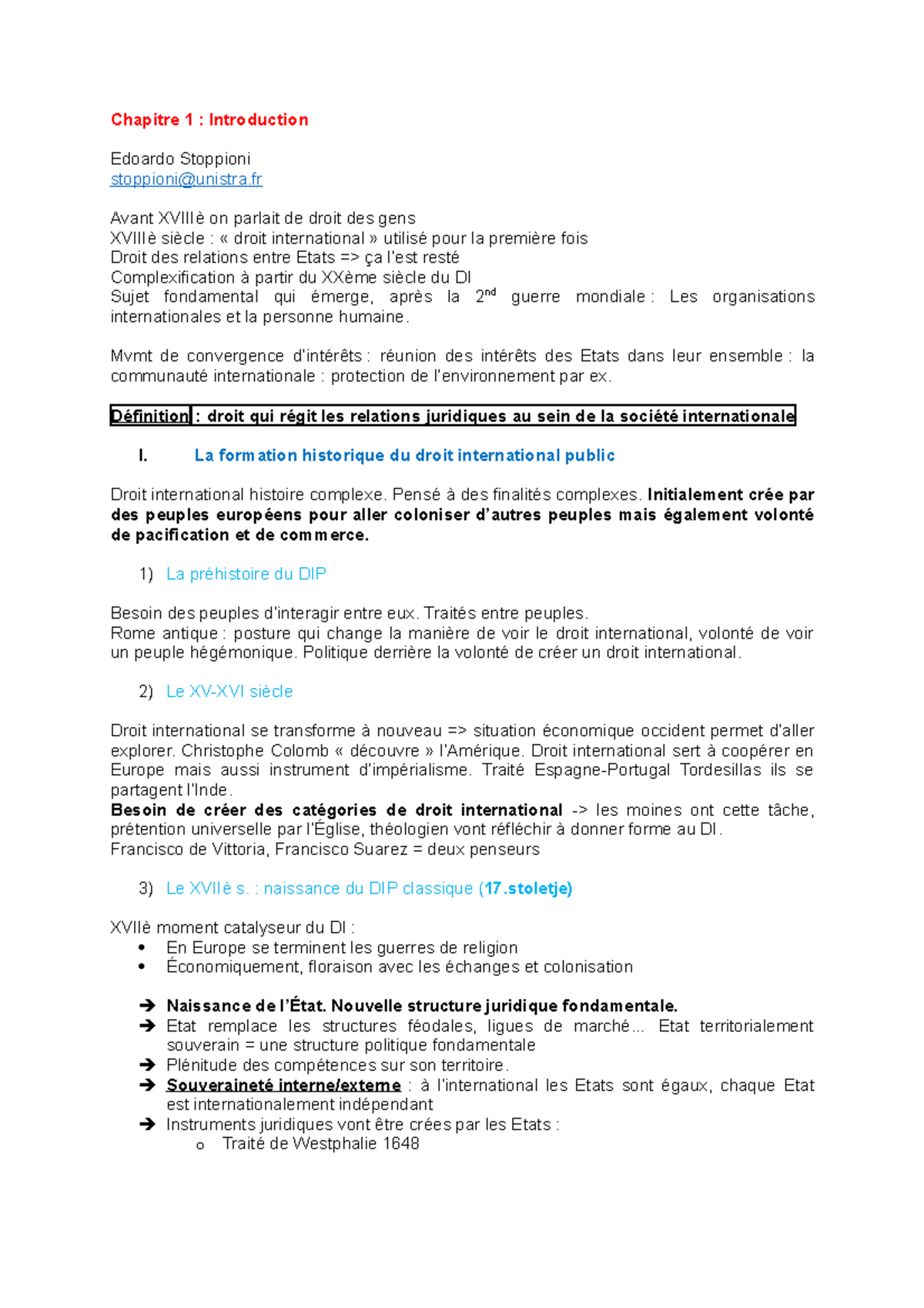 DIP - Notes pour DIP - Chapitre 1 : Introduction Edoardo Stoppioni ...