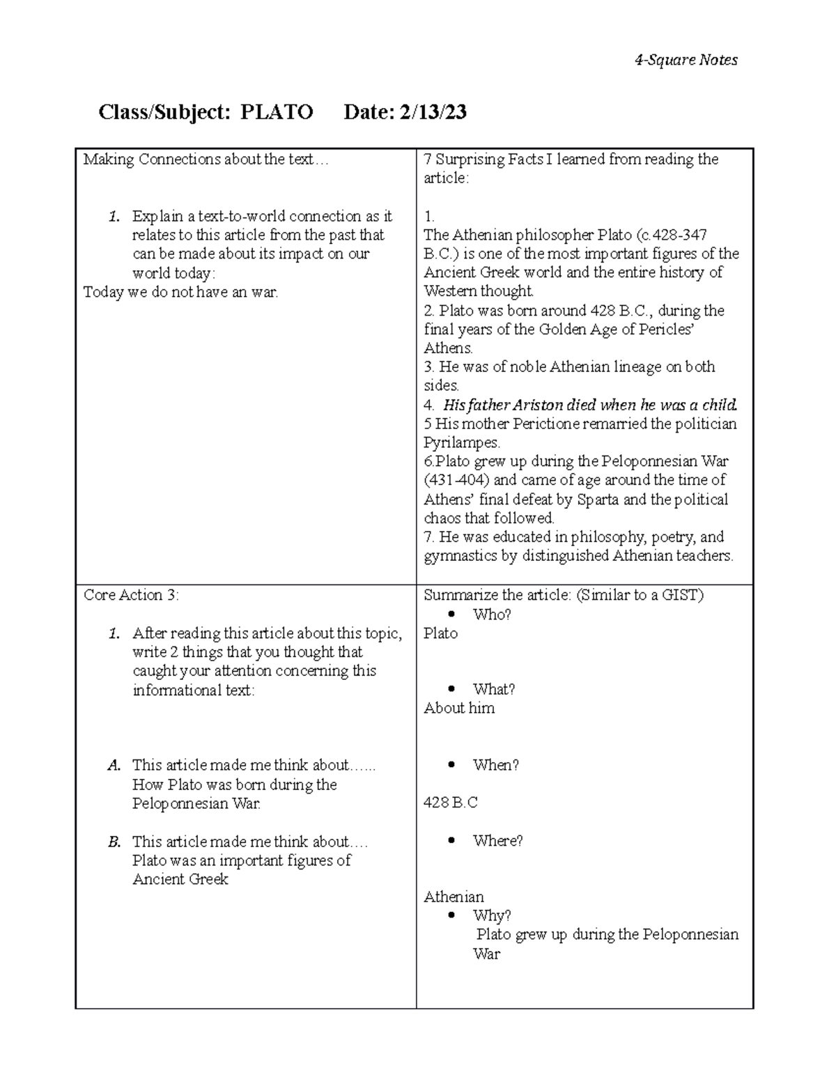 4-square-2-2-annotating-the-text-done-again-4-square-notes-class