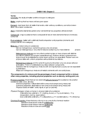 Chapter 7 - Chemical Reactions Study Guide - Fundamentals of College ...
