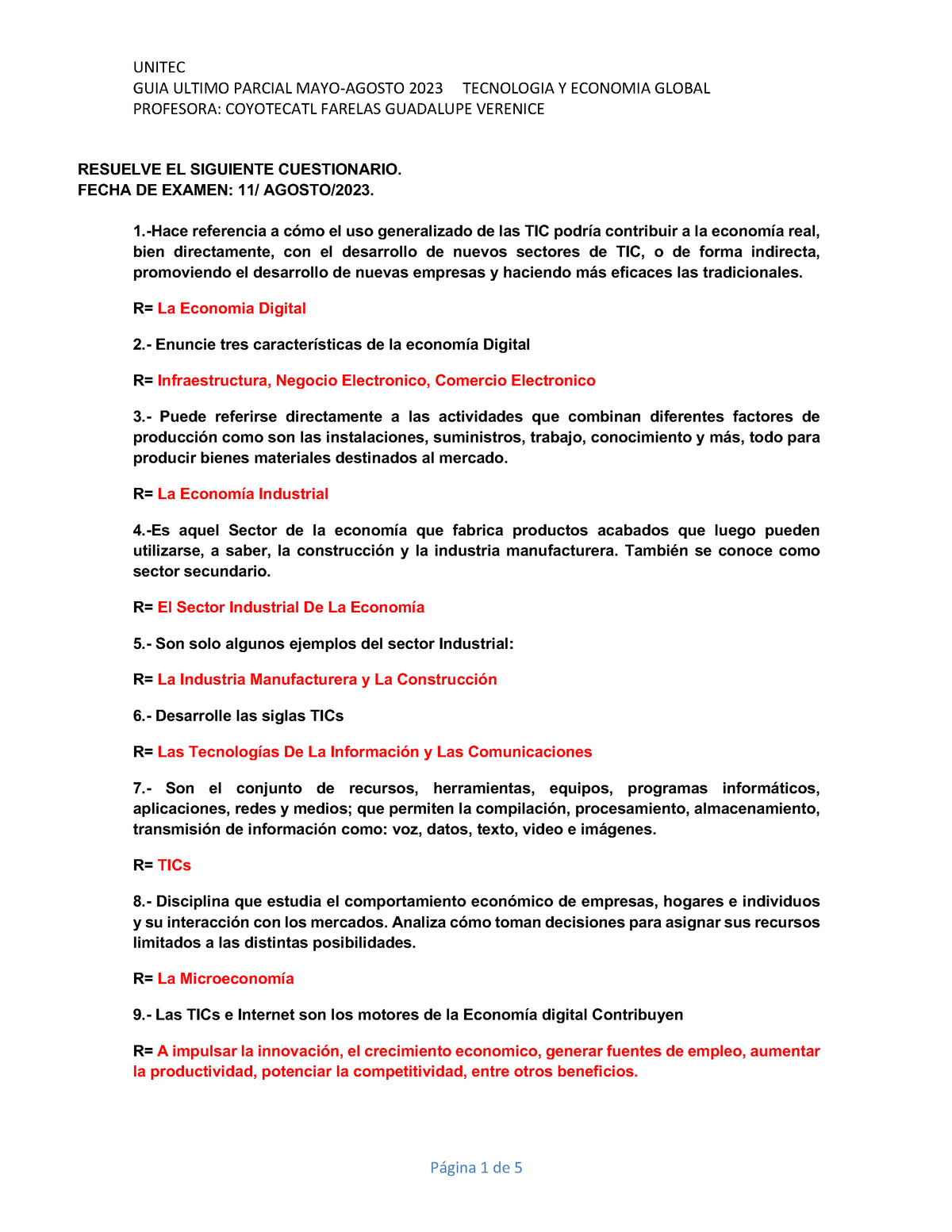 Guia Resuelta - GUIA ULTIMO PARCIAL MAYO-AGOSTO 2023 TECNOLOGIA Y ...