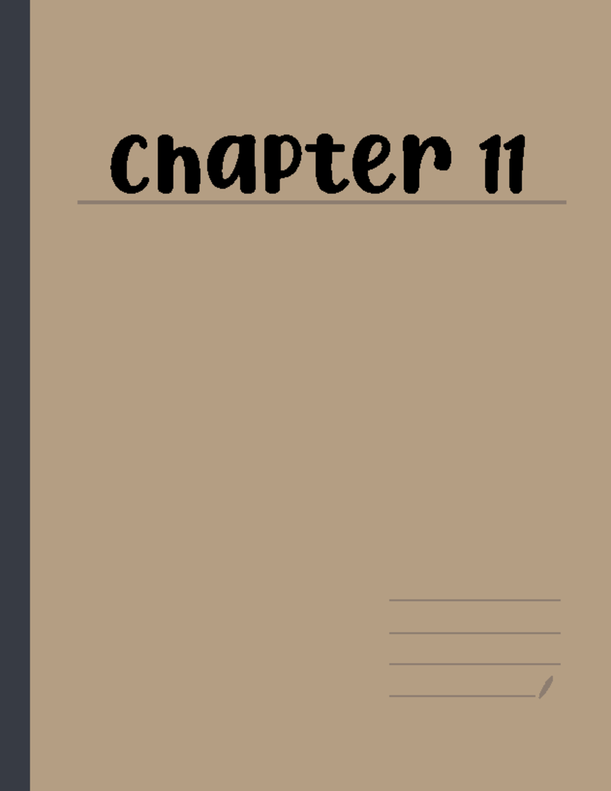 Lesson 13 - Chapter 13 notes - Chapter Chapter 11 - feedback loops ...