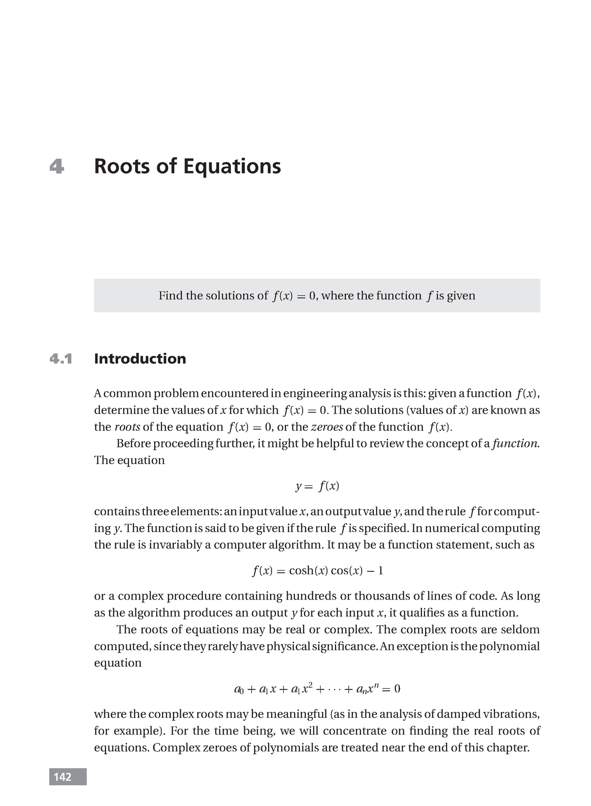 Numerical Method With Python 51 4 Roots Of Equations Find The Solutions Of F X 0 Where 7578