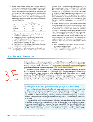 Solutions Ch3 - Chp 3 - Chapter 3: Probability 3 A is the complement of ...