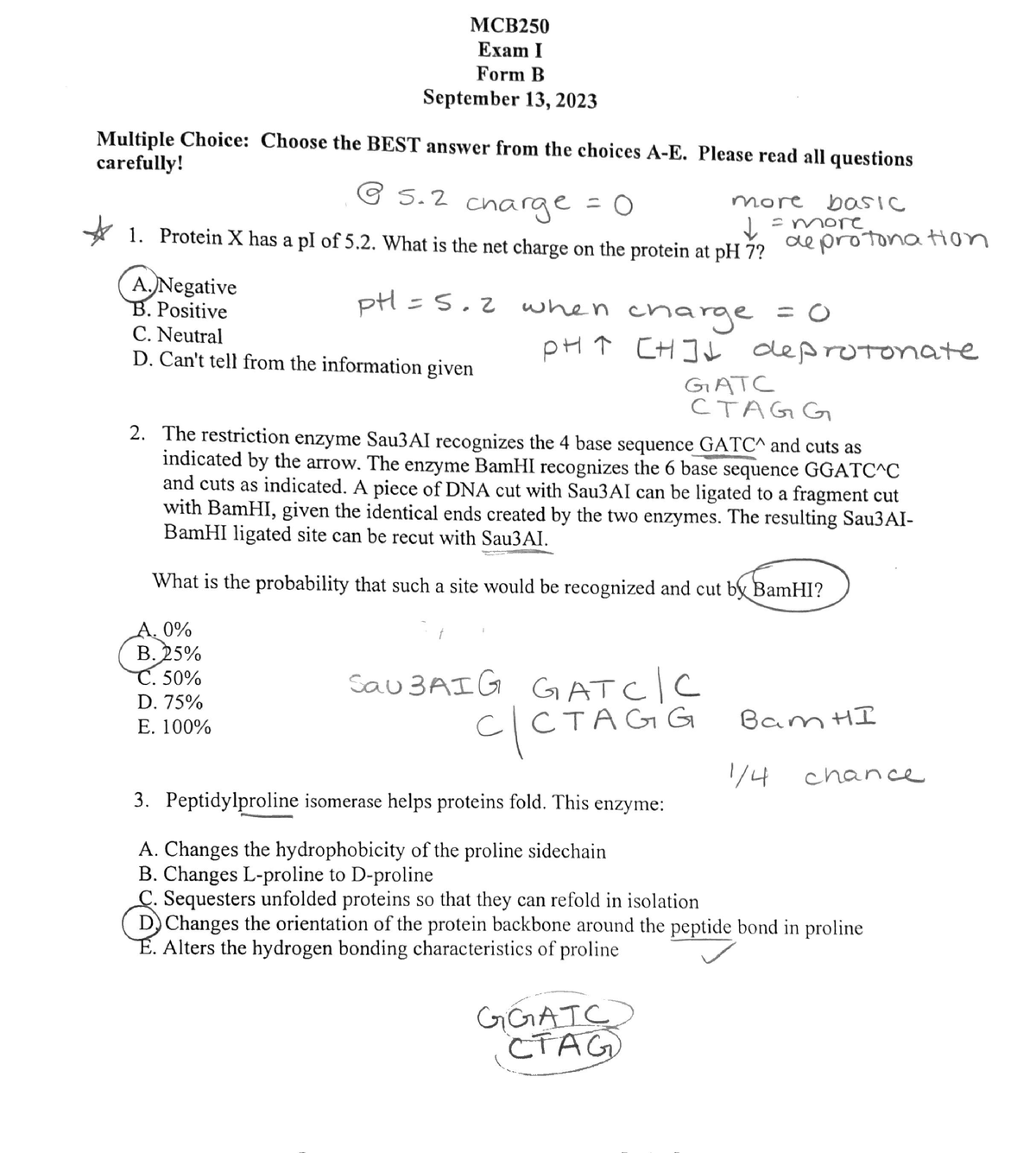 MCB 250 Exam 1 MCB 250 Exam 1 Fall 2023 MCB 250 Studocu