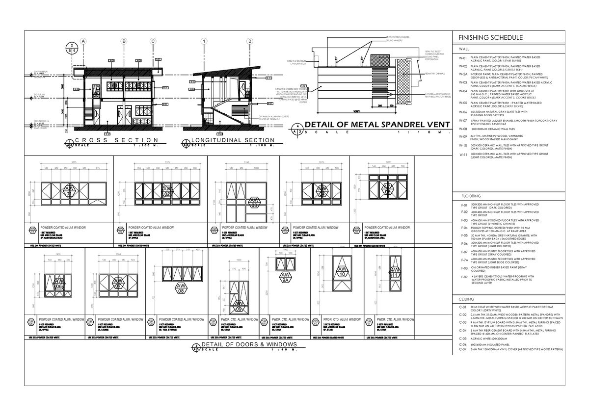 Rv.ref-Model A3 - Architectural model/plan example. - F- FLOORING ...