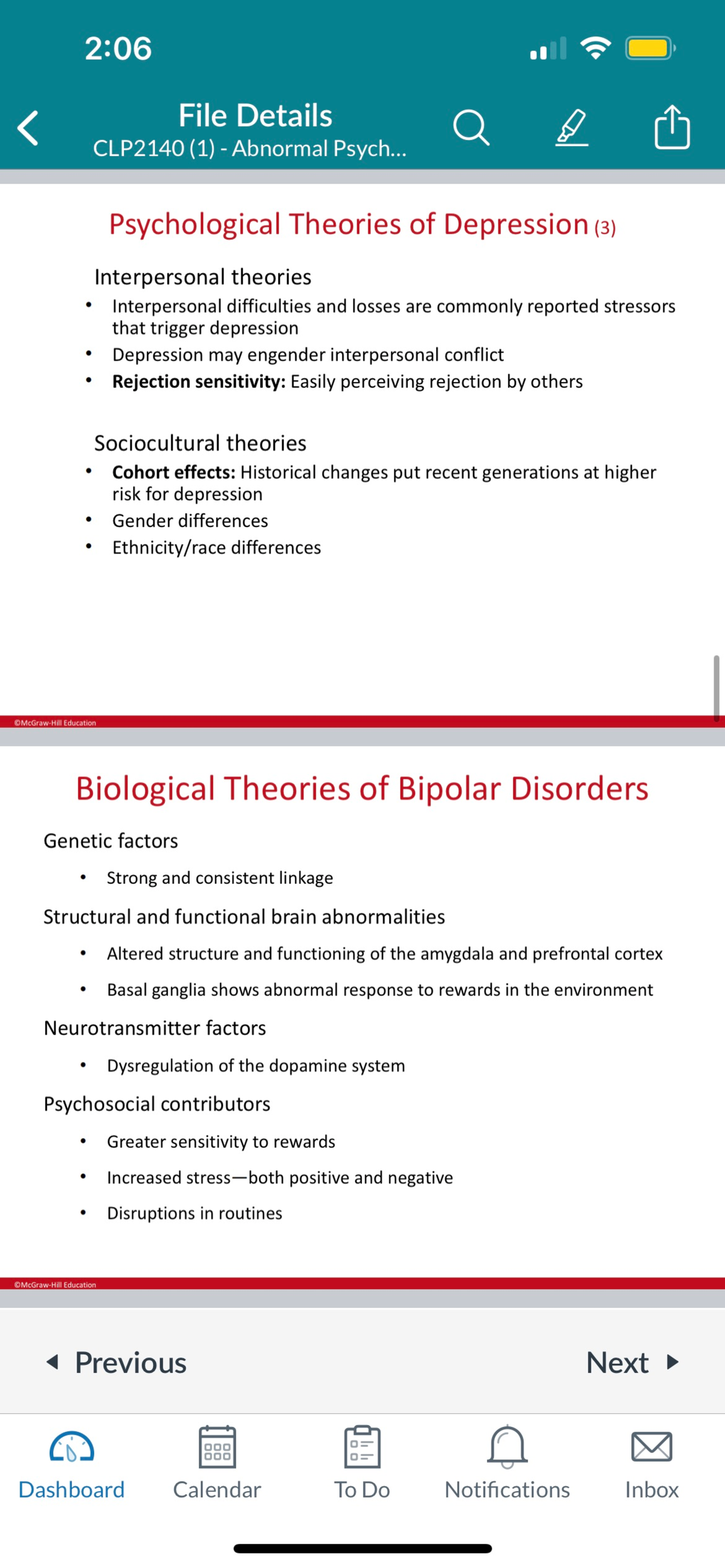 IMG 8598 Chapter 7 Abnormal Psych Part 2 - CLP2140 - Studocu