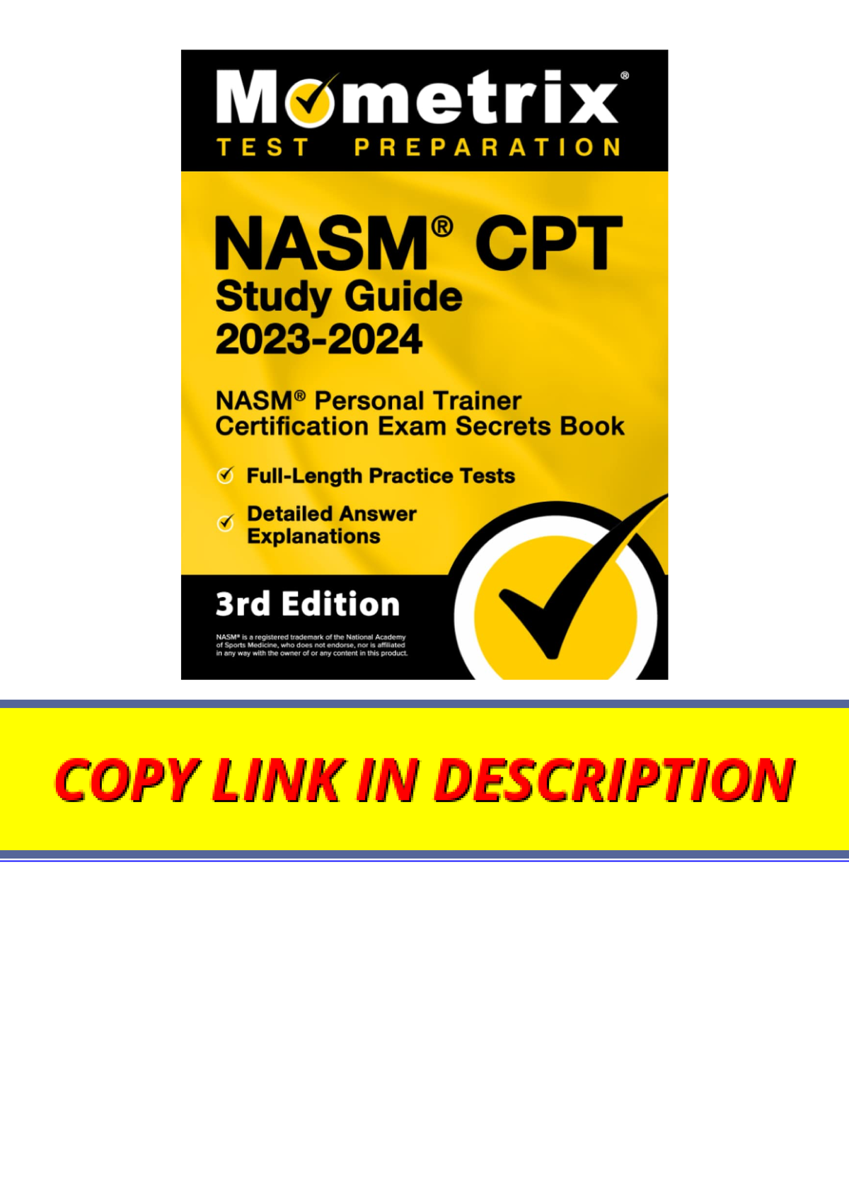 Ebook Download NASM CPT Study Guide 2023 2024 NASM Personal Trainer ...