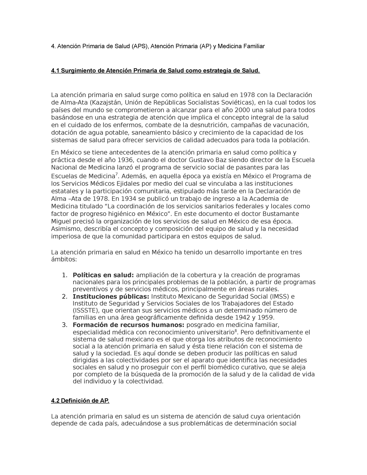 Atención primaria de Salud - La atención primaria en salud surge como ...