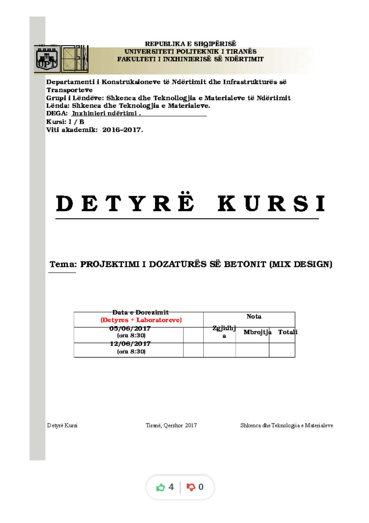 Detyre Kursi Shkenca Dhe Teknologjia E Materialeve Compress Universitetipoliteknik ItiranËs 5148