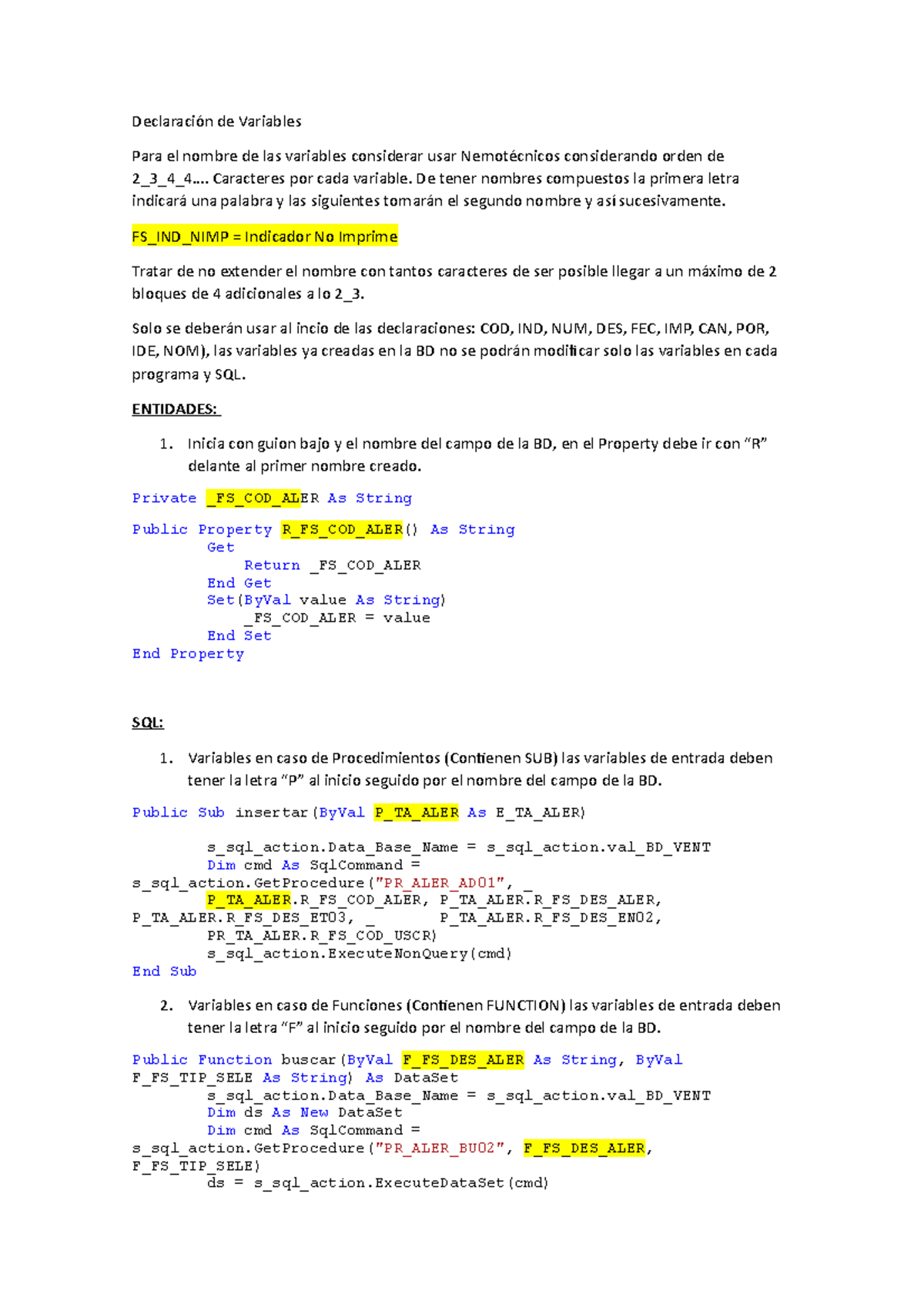 Declaracion De Variables Declaración De Variables Para El Nombre De Las Variables Considerar 8993