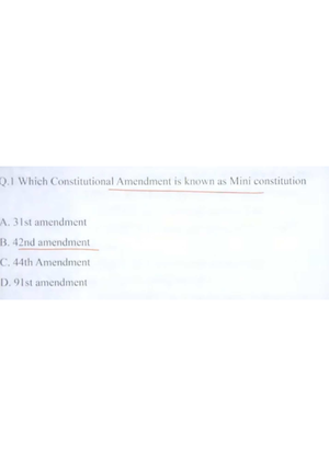 Preamble-Hindi - Preamble of Indian constitution - Bachelor of law