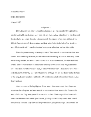 ENTO- Chapter 1 Quiz - Book Quiz - Chapter 1 Question 1: User Answer ...