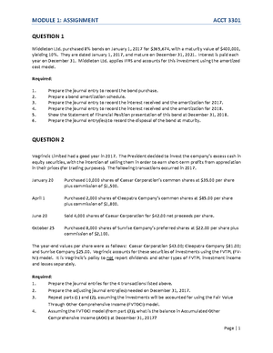 chapter 1 solutions for financial accounting - CHAPTER 1 OVERVIEW OF ...