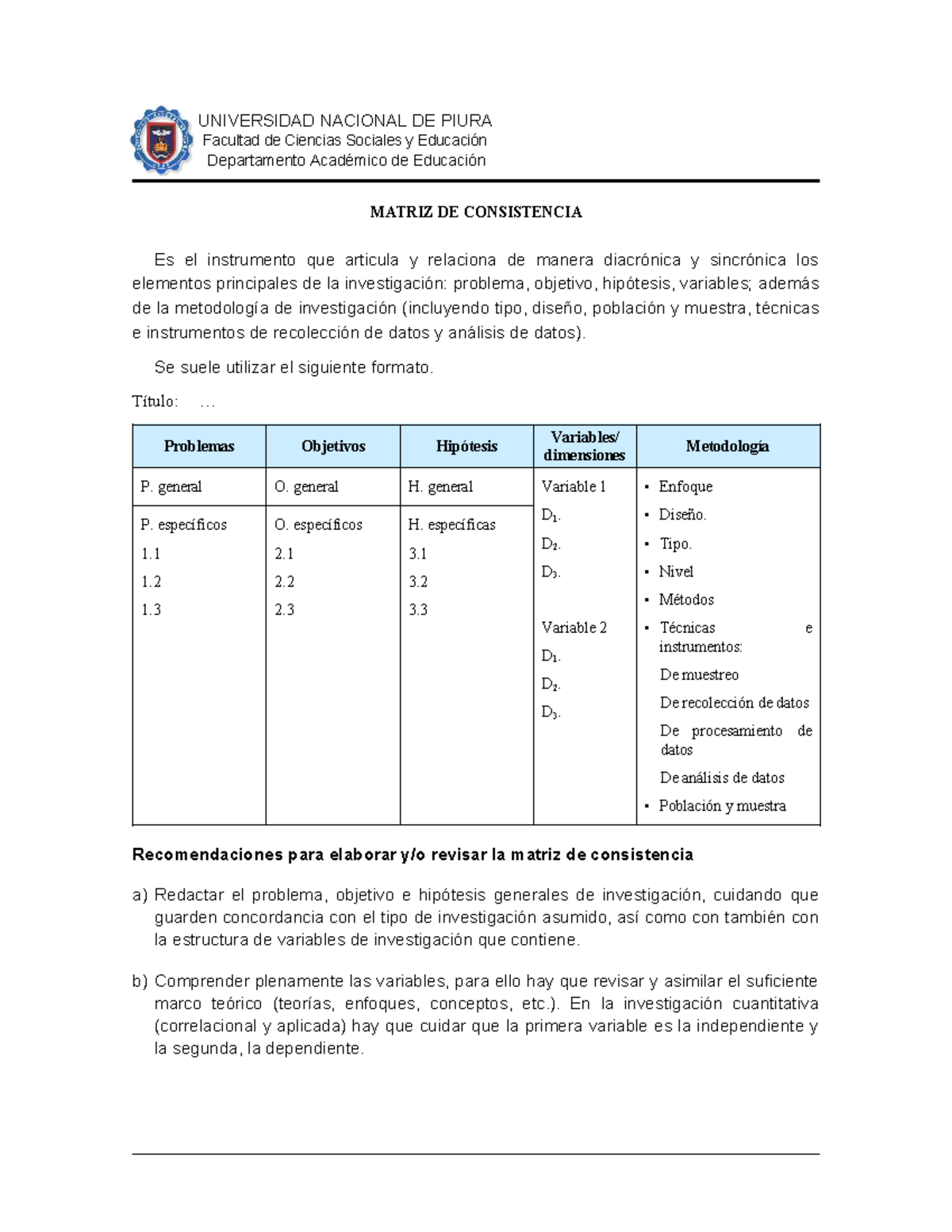 Material S3 Matriz de consistencia Tesis - UNIVERSIDAD NACIONAL DE ...