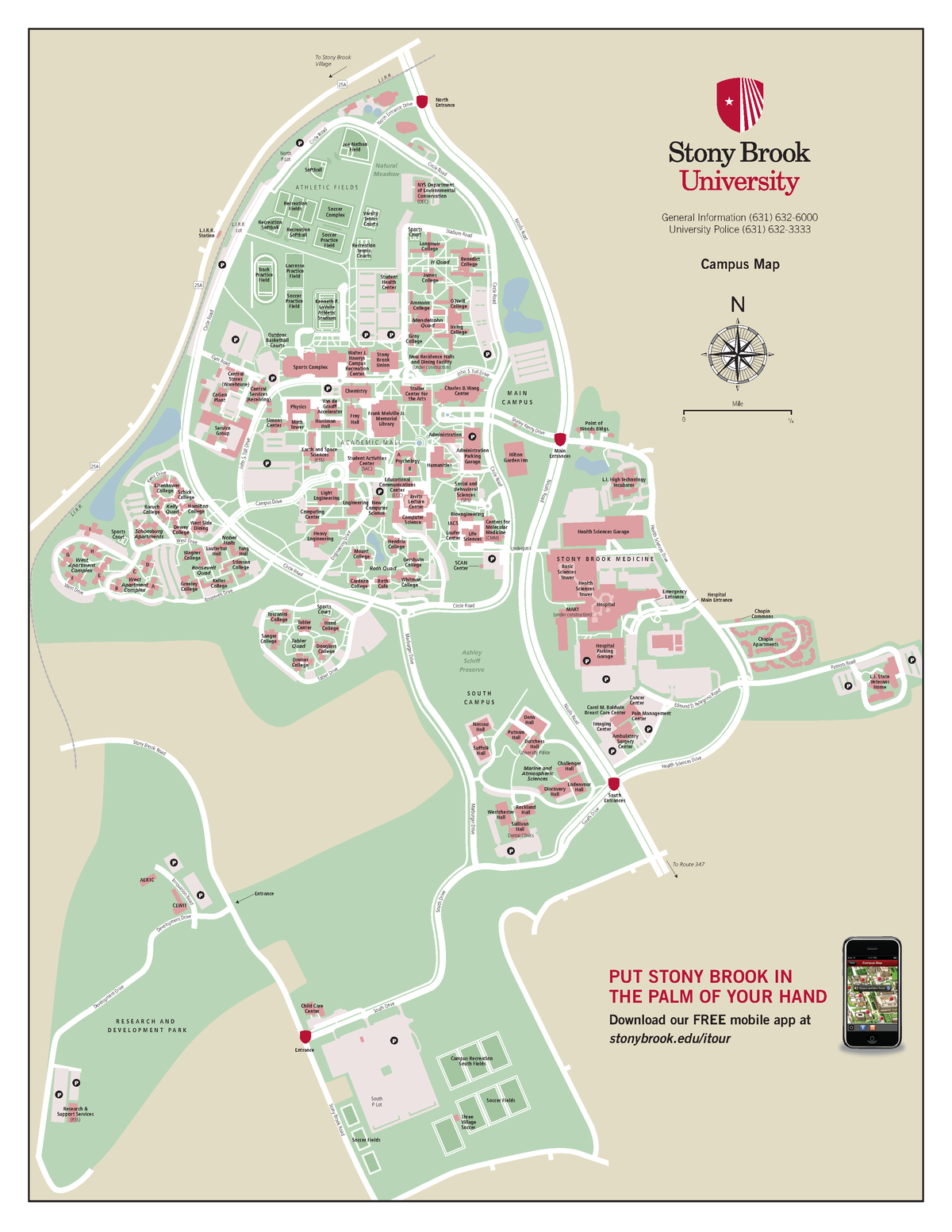14061566 Stony Brook Campus Map - Chapin Commons Walter J. Hawrys ...