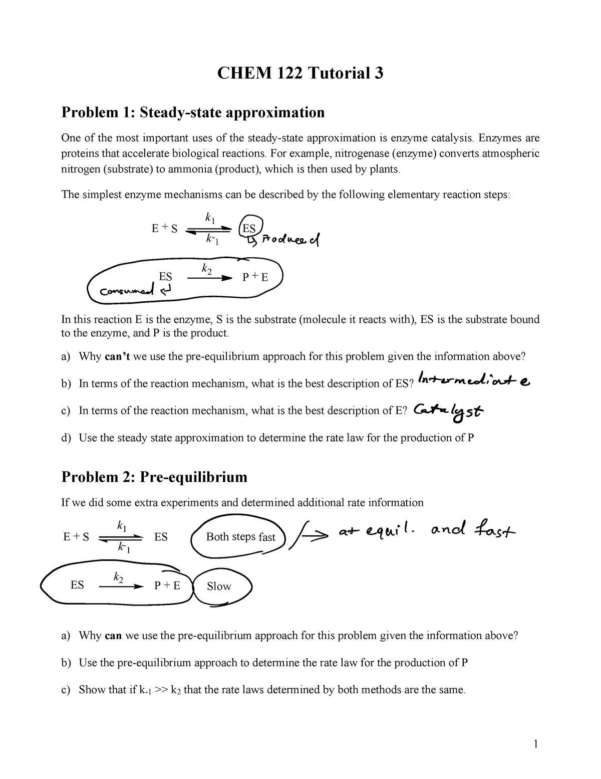 The Steady-State Approximation