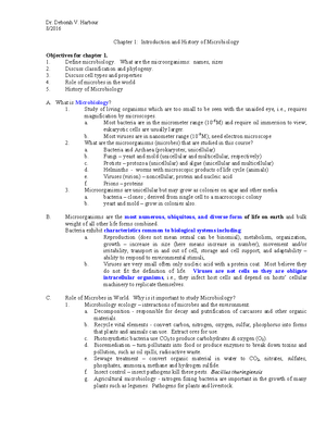 General Microbiology - 1 GENERAL MICROBIOLOGY MBIO 140 “.. ROLE OF THE ...