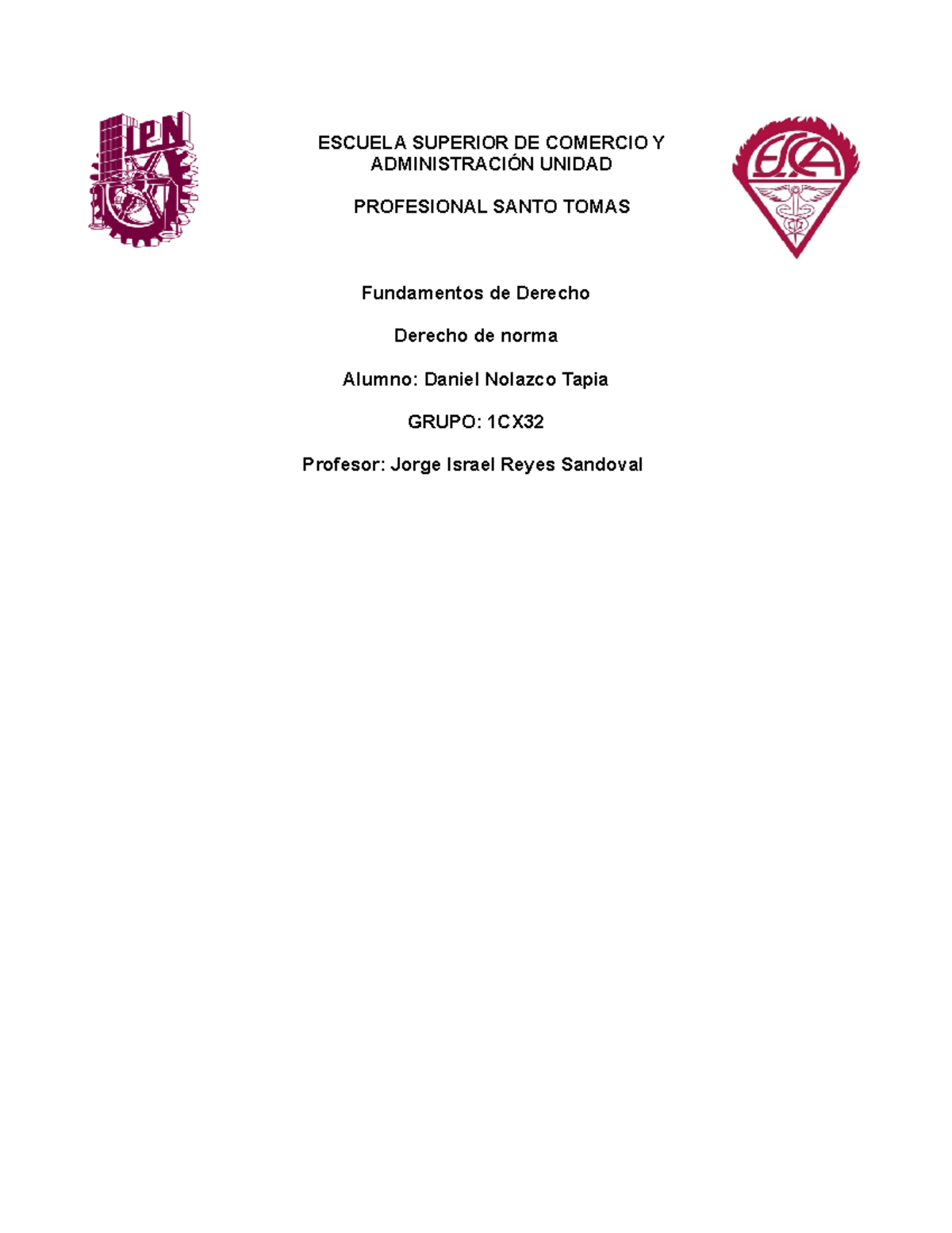 Escuela Superior DE Comercio Y Administración Studocu