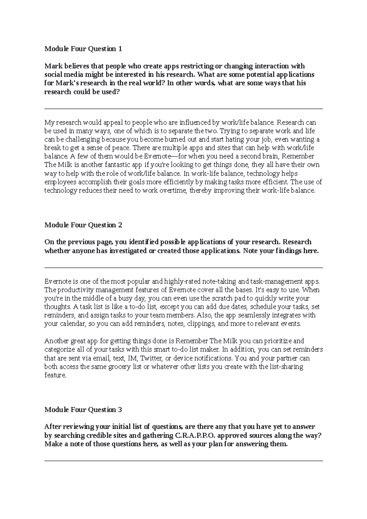 Jessica Washington SCS 200 Applied Social Sciences-4 - Module Four ...