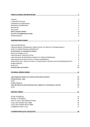 HD Example interim assignment 2019 - Australian Constitutional Law ...