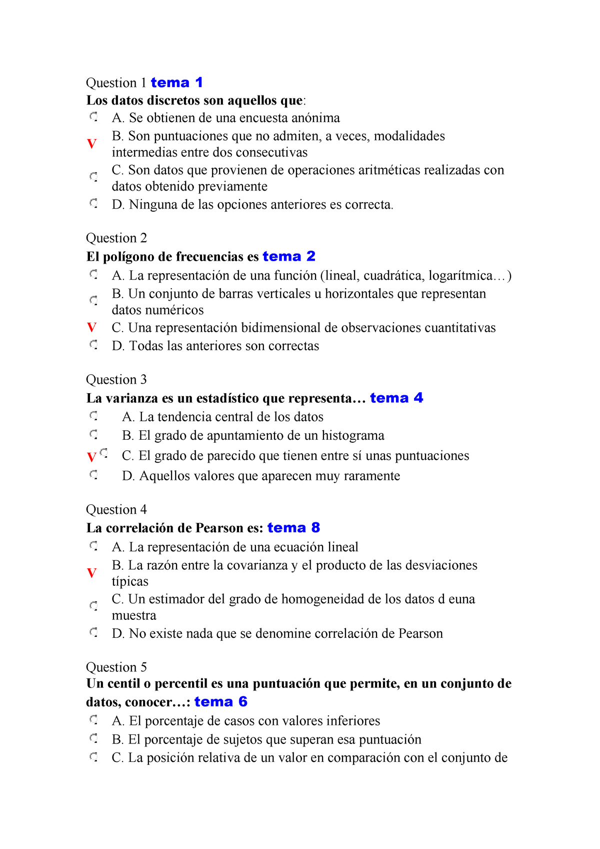 Examen Tipo Test Enero Usal Studocu