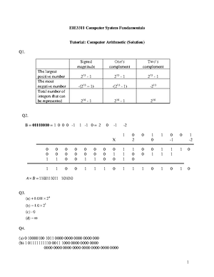 Booth Algorithm and Bit-Pair Recoding - Booth Algorithm (Signed ...