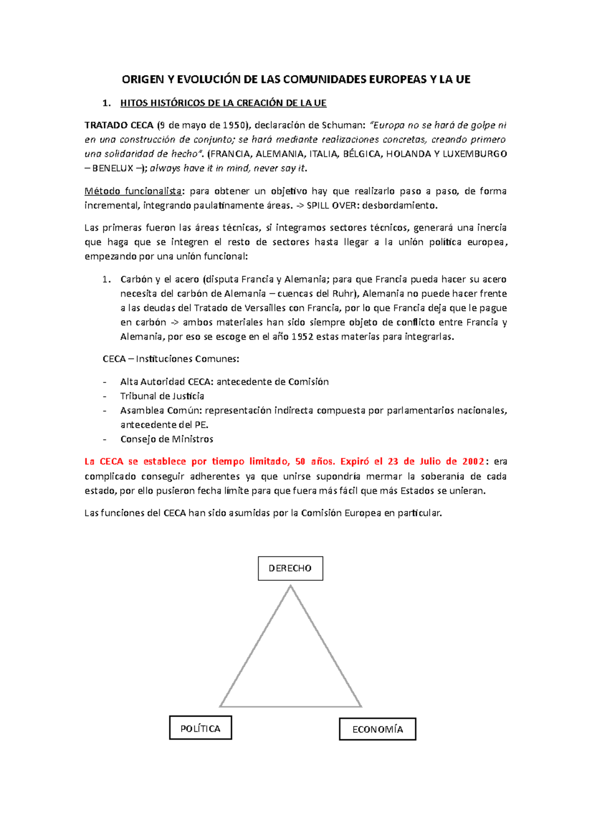 TEMA 1 - Origen Y Evolución DE LAS Comunidades Europeas Y LA UE ...