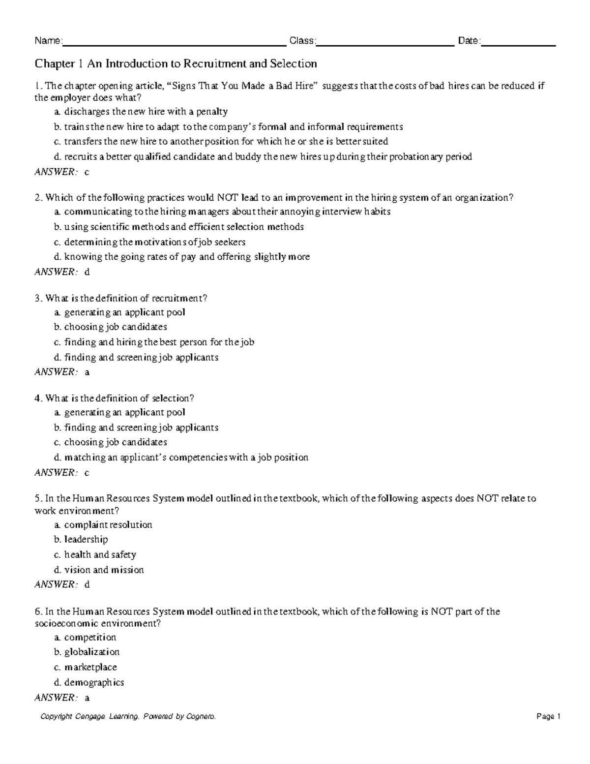 R&S Chapter 1 Mcq - Multiple Choice - B408/B418 - George Brown College ...