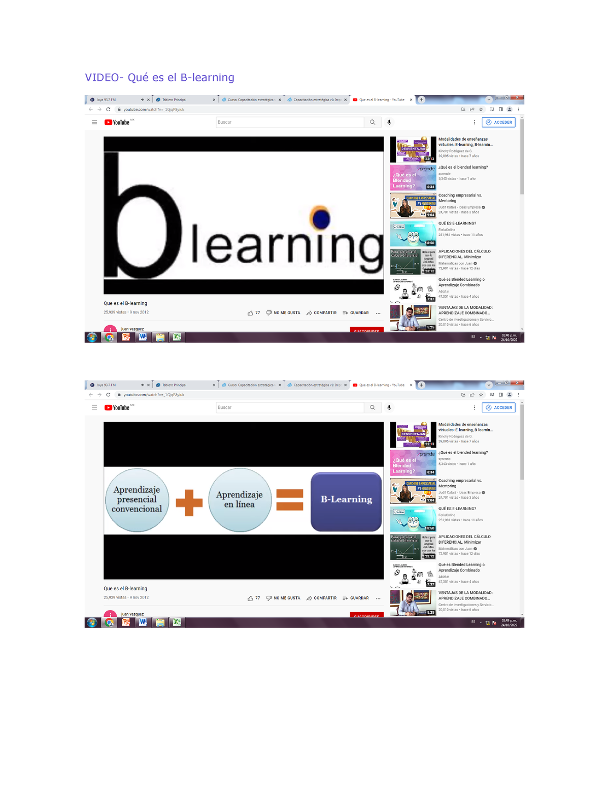 Video QUE ES EL B- Learning - VIDEO- Qué Es El B-learning De Manera ...