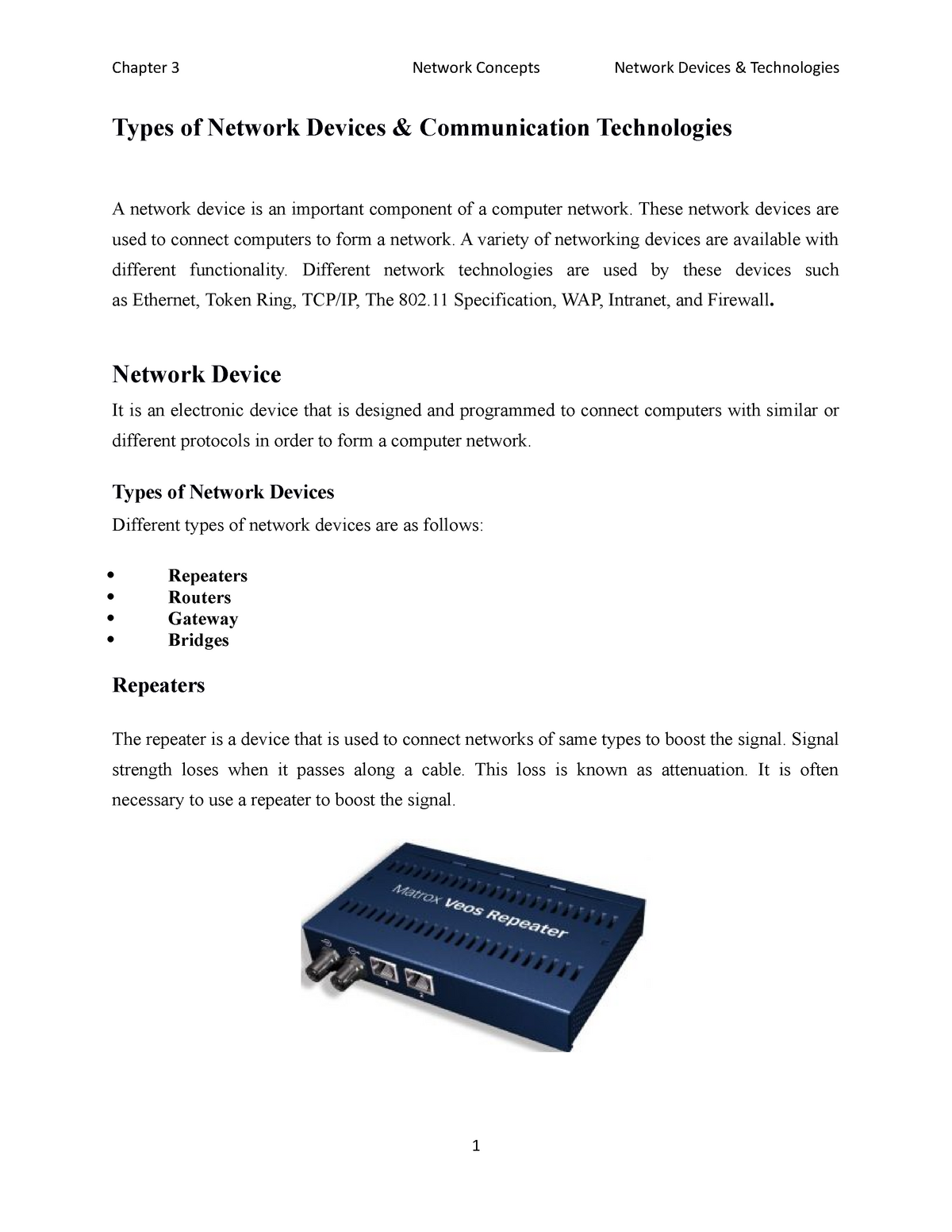 Types Of Network Devices And Technologies - Types Of Network Devices ...