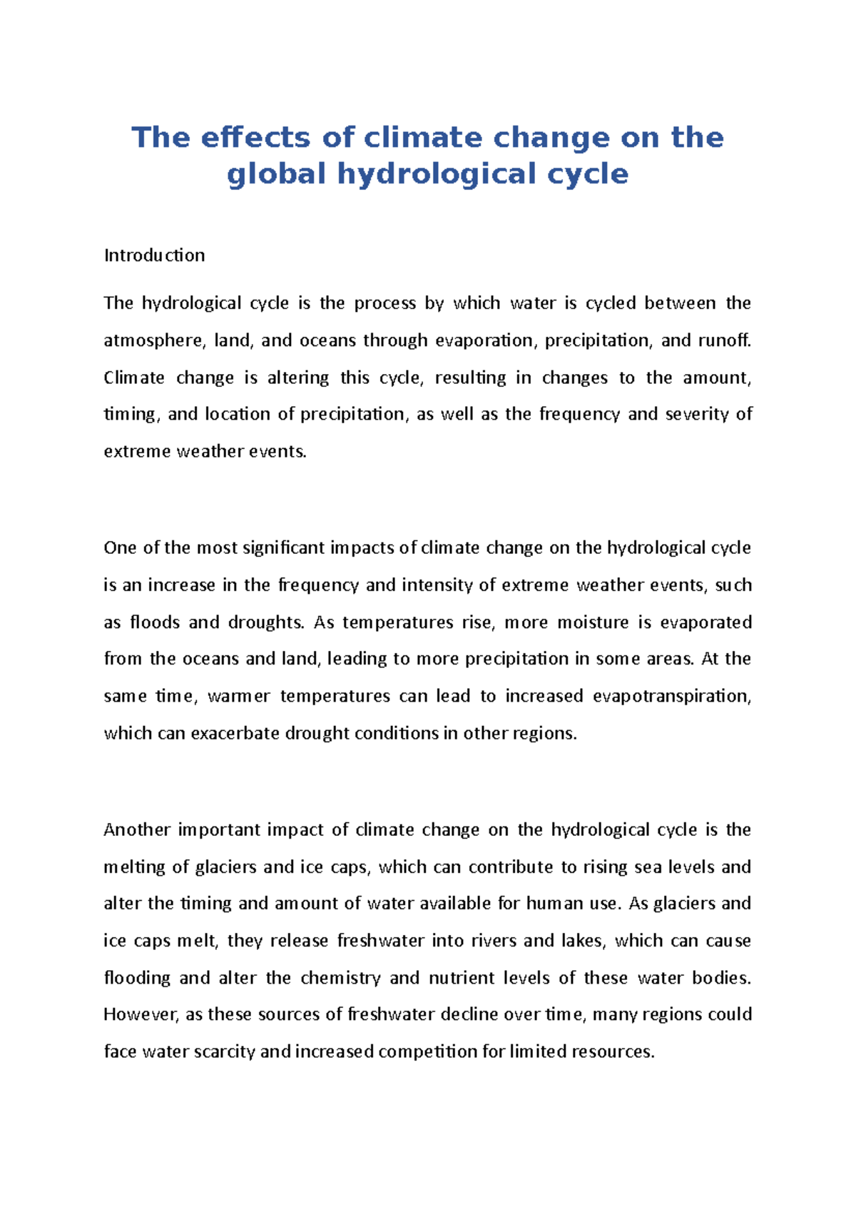 the-effects-of-climate-change-on-the-global-hydrological-cycle-the