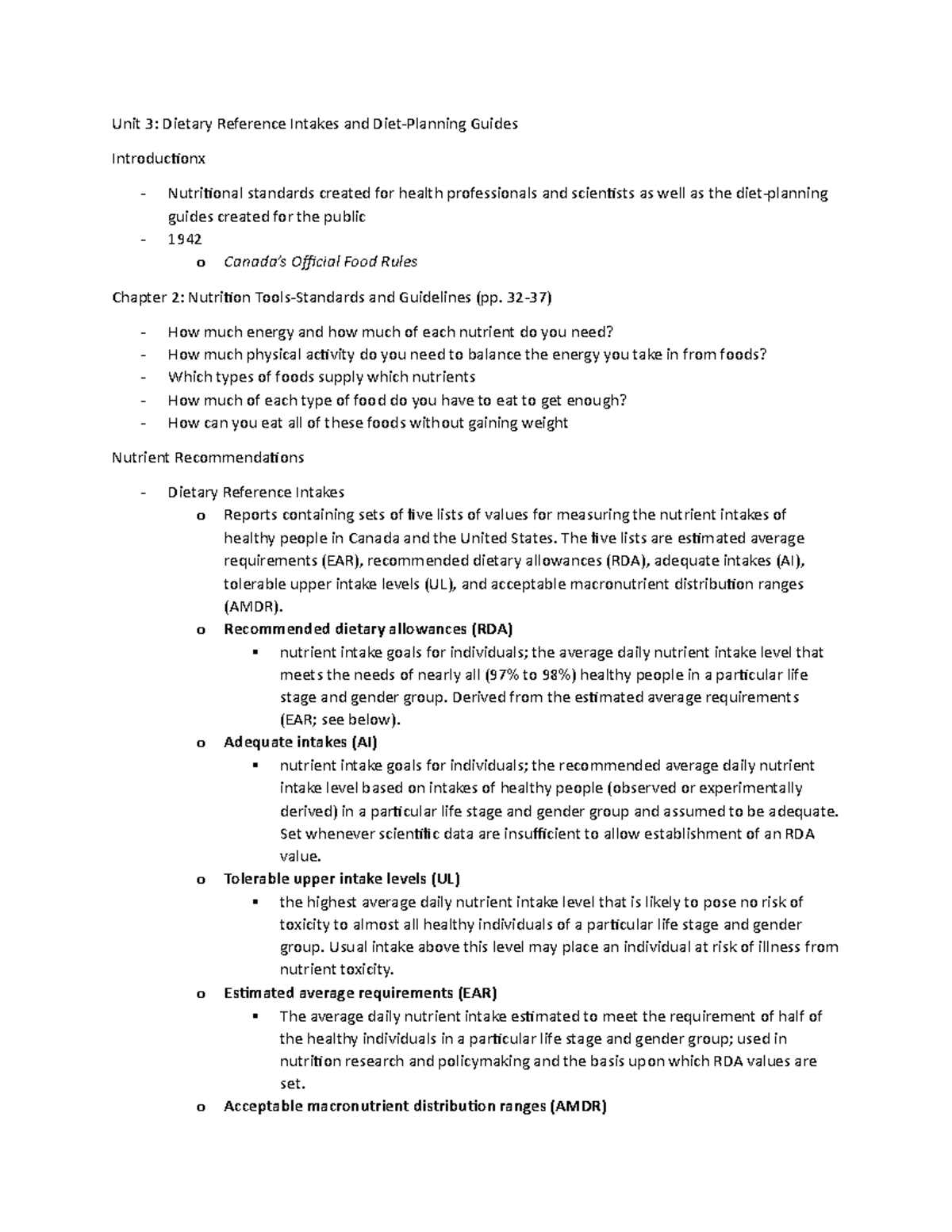 unit-3-dietary-reference-intakes-and-diet-planning-guides-unit-3