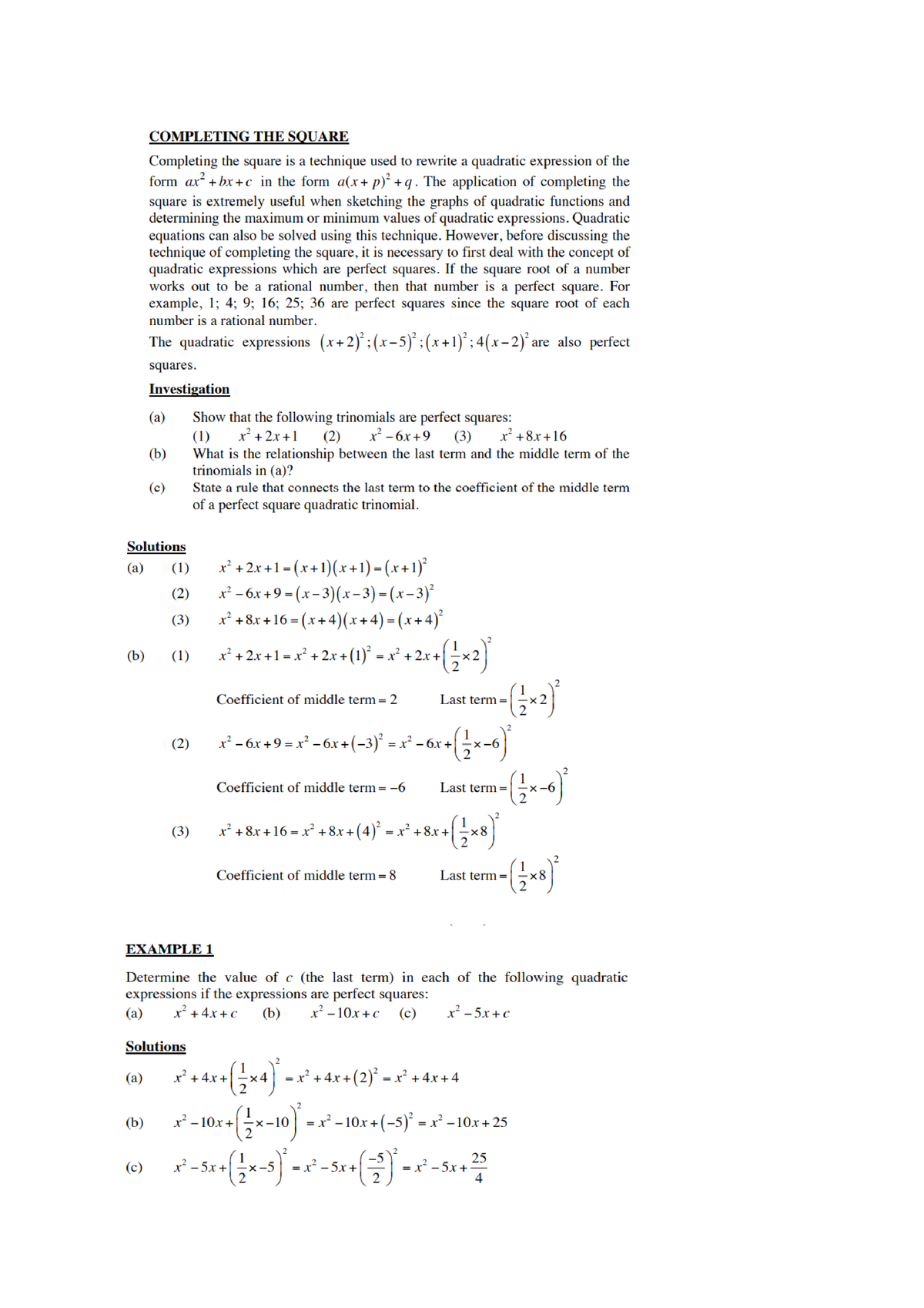 Equations gr11 - Studocu