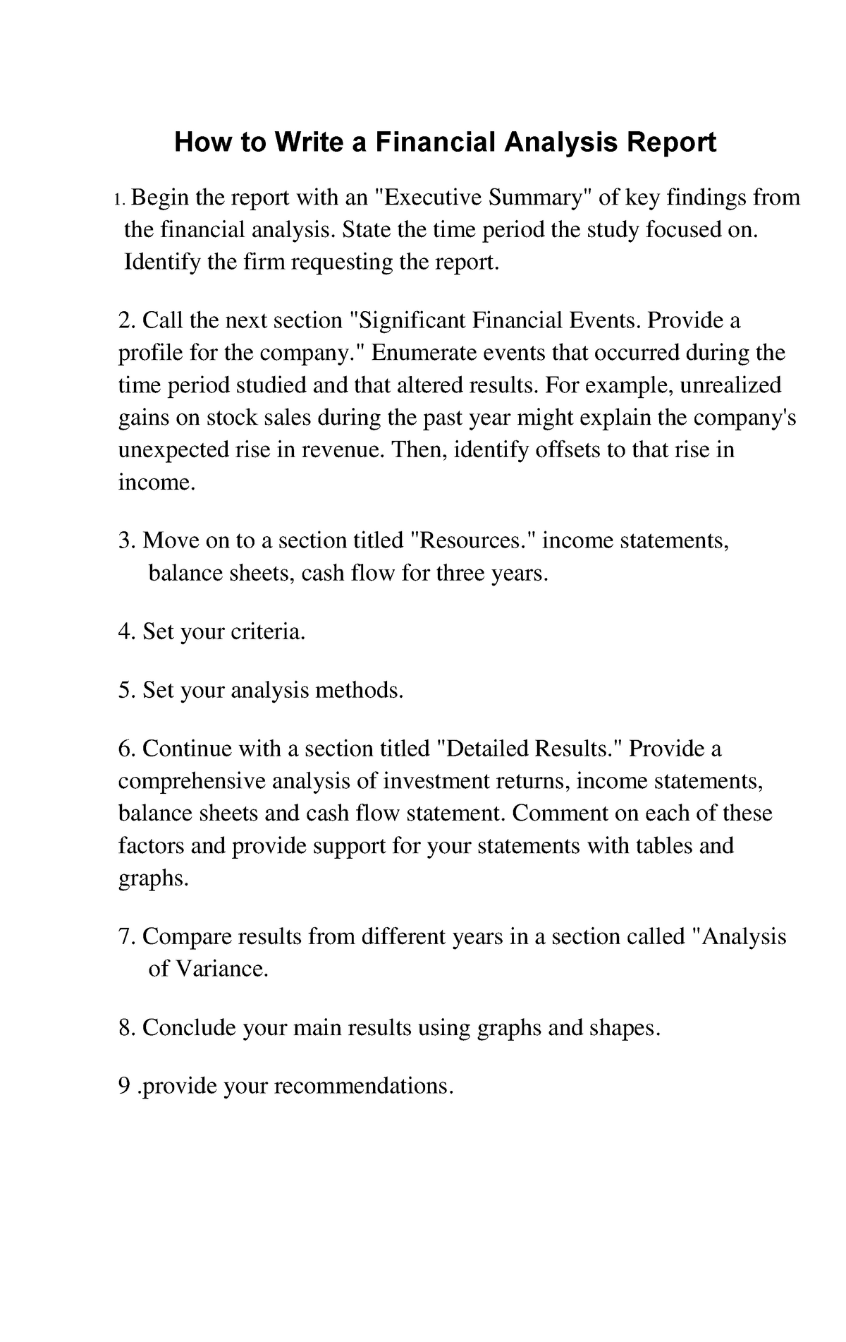 Financial Statement Notes - Overview, Components