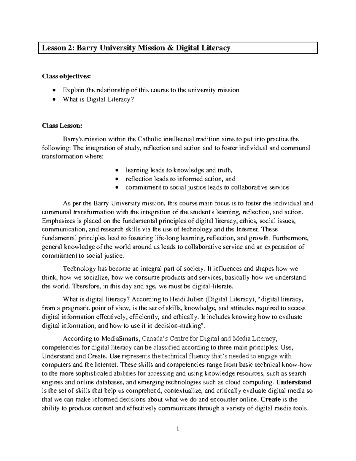 Lesson+2+-+Barry%27s+Mission+%26+Digital+Literacy-1 - Lesson 2: Barry ...