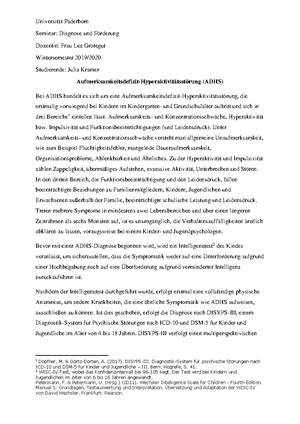 Disyps III ADHS Steckbrief - DISYPS III – ADHS Name des Verfahrens ...