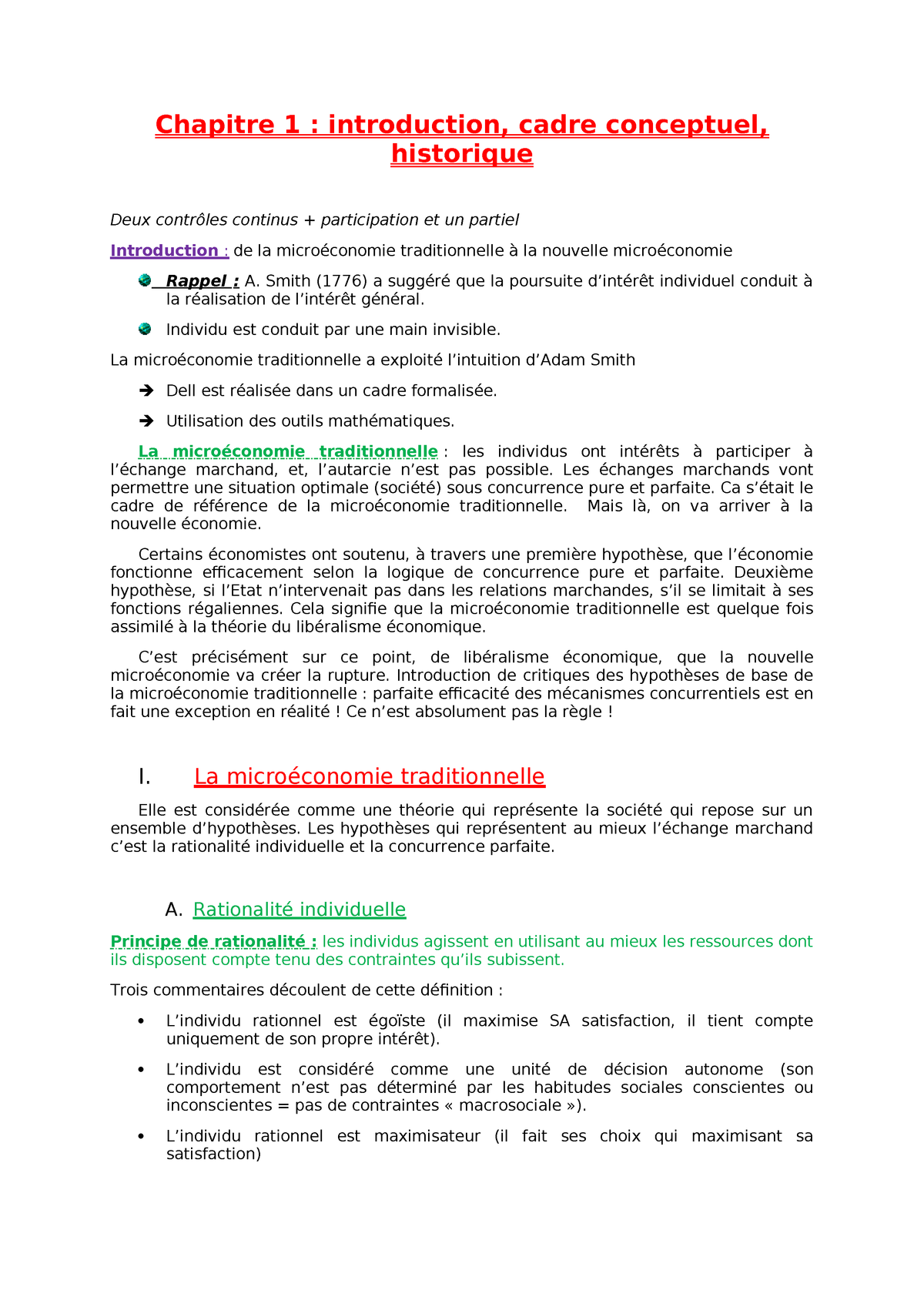 Chapitre 1 Notes De Cours 1 Studocu