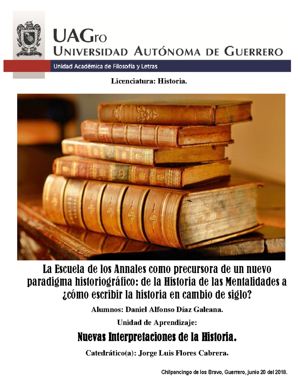 La Escuela de los Annales como precursora de un nuevo paradigma historiográfico Warning TT La Escuela de los Annales como precursora de un nuevo paradigma historiográfico Warning TT