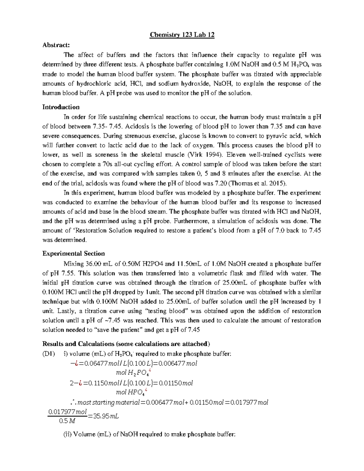 chem 123 experiment 12 edf