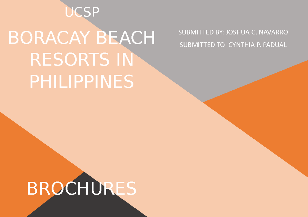 Joshua - project - UCSP SUBMITTED BY: JOSHUA C. NAVARRO SUBMITTED TO ...