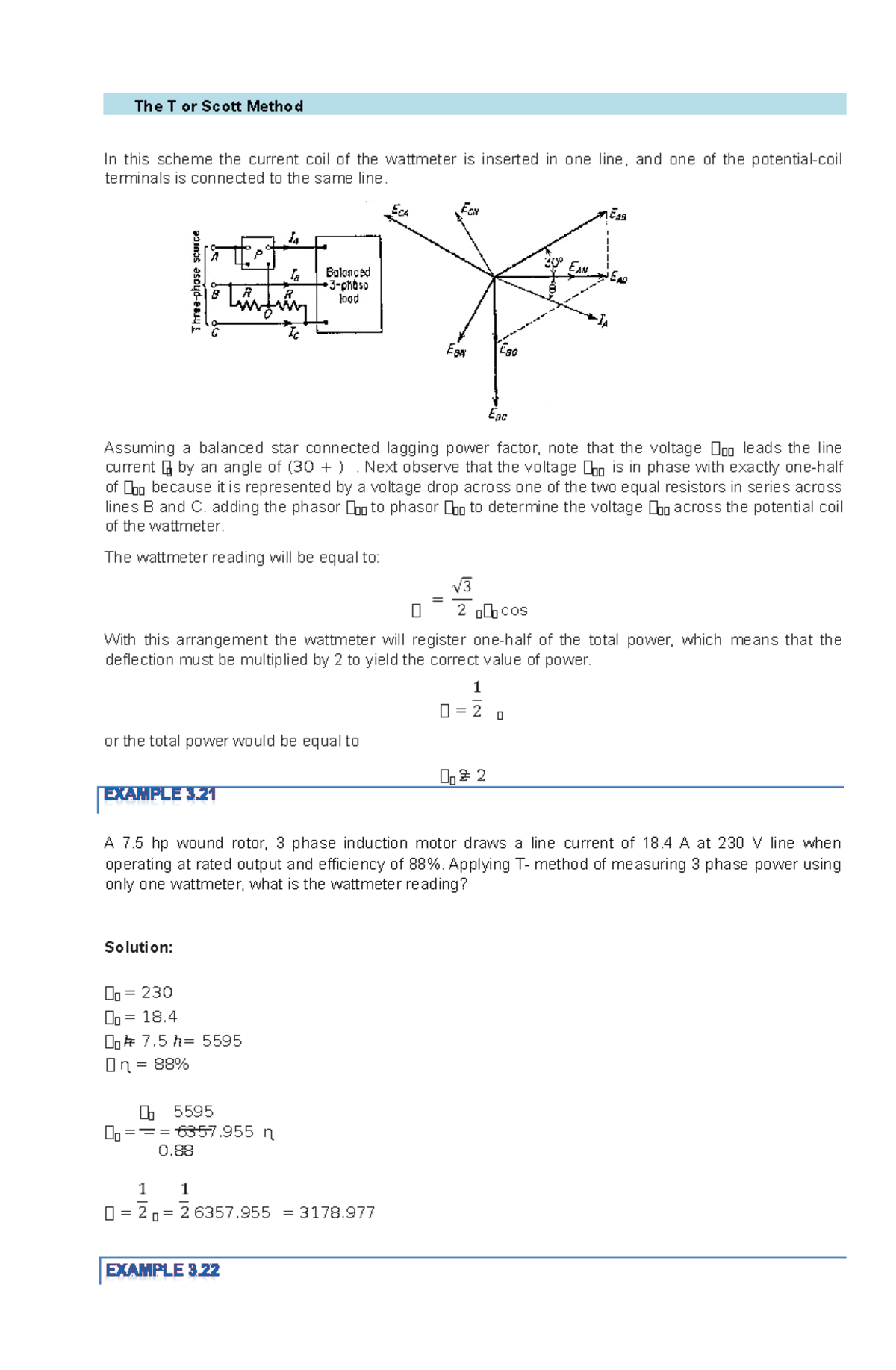 The T or Scott Method - In this scheme the current coil of the ...