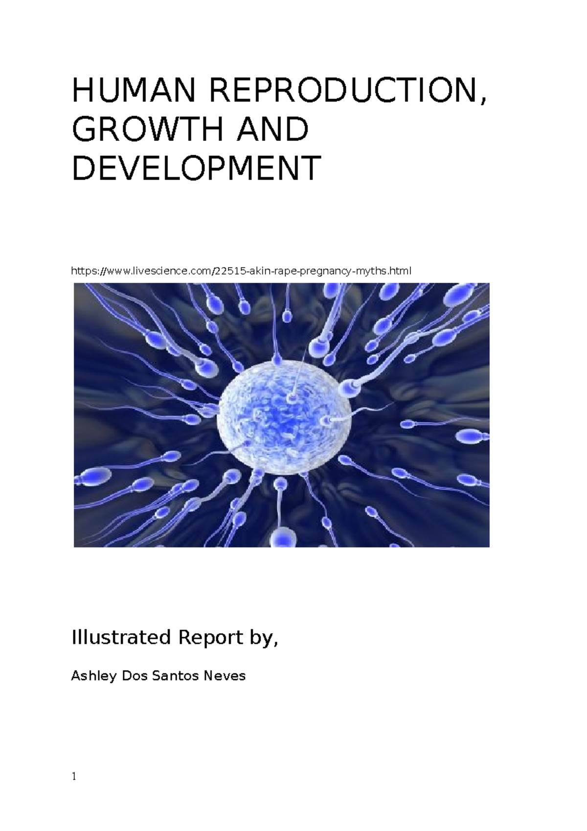 Human Reproduction, unit - HUMAN REPRODUCTION, GROWTH AND DEVELOPMENT ...