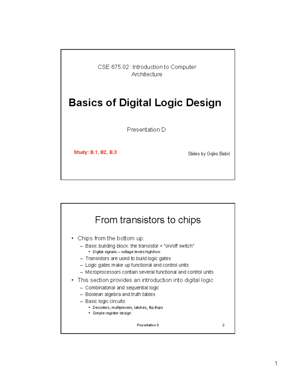 Logic Design part1 - hello - Basics of Digital Logic Design ...