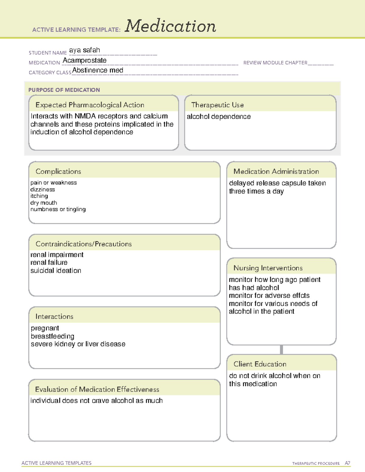 ALT med 25 - med - ACTIVE LEARNING TEMPLATES THERAPEUTIC PROCEDURE A ...