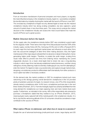 Market structure analysis essay picture