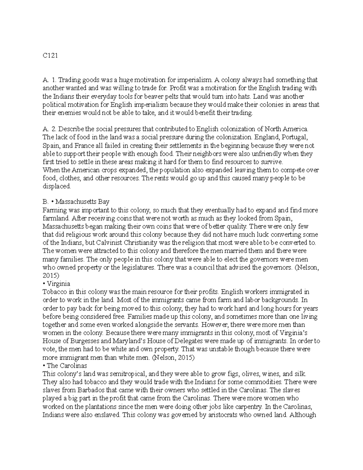 survey-of-united-states-history-task-1-c-a-1-trading-goods-was-a
