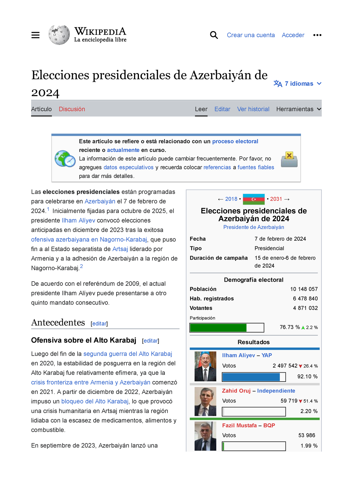 Es-wikipedia-org-wiki-Elecciones presidenciales de Azerbaiy%C3%A1n de ...