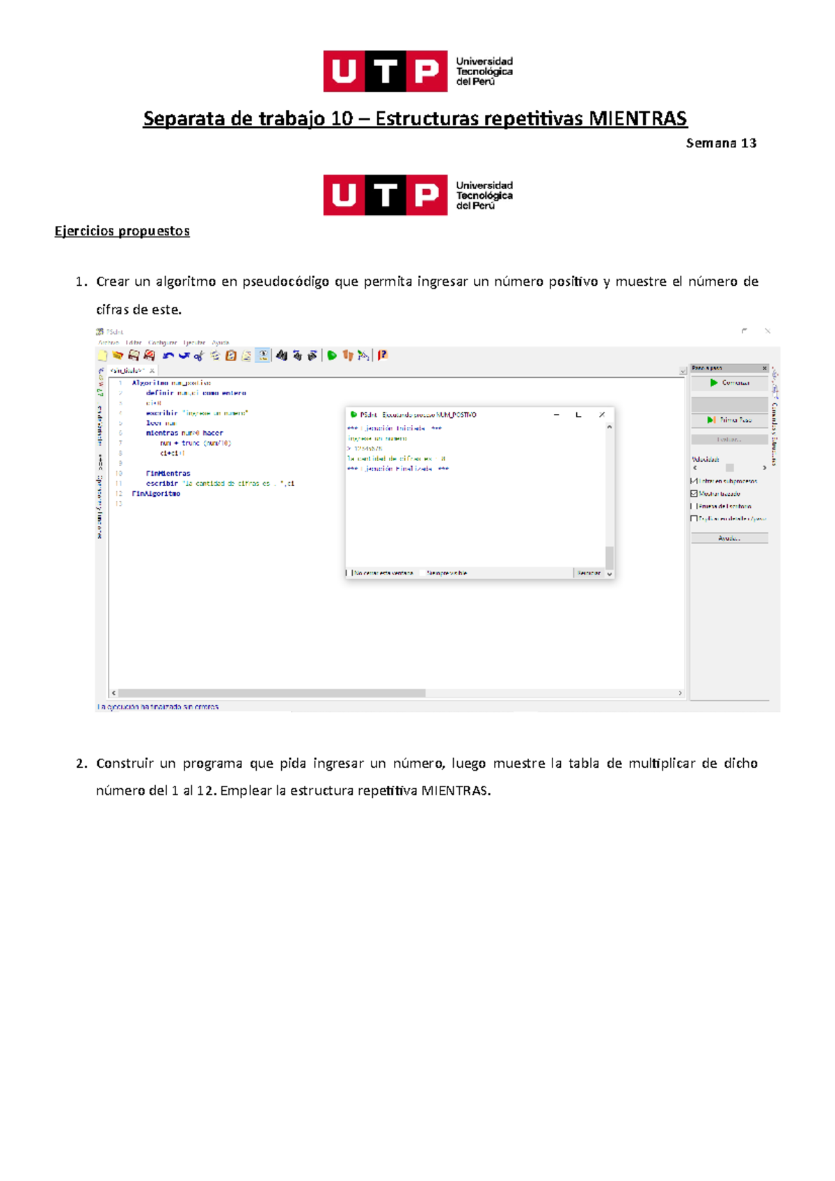 Sffeparata 10 Unidad 03 - Separata De Trabajo 10 – Estructuras ...