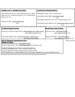 Accounting Chapter 2 - Basic Managerial Accounting Concepts - Loss ...